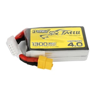 Tattu R-Line V4 1300mAh 14.8V 130C 4S1P Lipo
