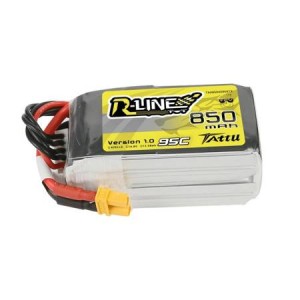 Tattu R-Line V4 850mAh 14.8V 95C 4S1P Lipo