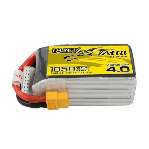 Tattu R-Line V4 1050mAh 22.2V 130C 6S1P Lipo 1.jpg