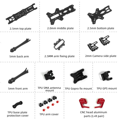 HGLRC Sector D5 FR 5-inch Freestyle FPV Frame 3.jpg