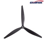 Gemfan X CLASS 1308-3  Reinforced Carbon Nylon Black 1CW + 1CCW