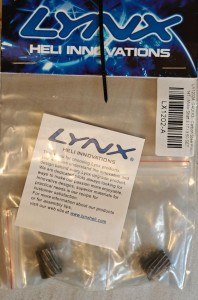 Lynx Gaui X3 Lynx Carbon Steel Pinion 14T 3.17 3.50 set