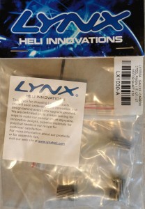 Lynx Gaui X3 Lynx Carbon Steel Pinion 3.50 11T 12T 13T Set