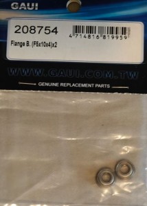 Gaui X5 Flange B F5x10x4 bearing 2pcs