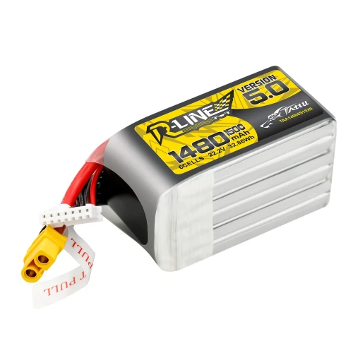 Tattu R-Line Version 5.0 1480mAh 22.2V 150C 6S Lipo Battery Pack with XT60 Plug1.webp
