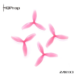 Śmigła HQProp 2410 2.4X1X3 Pink 1MM Shaft dwie pary (2CW+CCW)