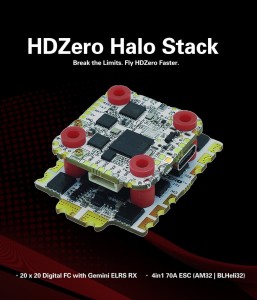 HDZero Halo ICM42688 4x70A BLHeli32 Mini Stack