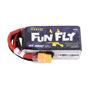 Akumulator Tattu FunFly 1300mAh 14.8V 100C 4S1P Lipo Battery Pack XT60